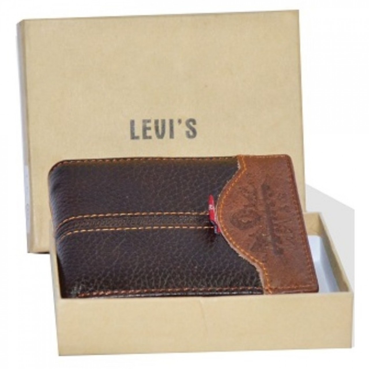Levi's Men Brown Genuine Leather Wallet - Sale price - Buy online in  Pakistan 